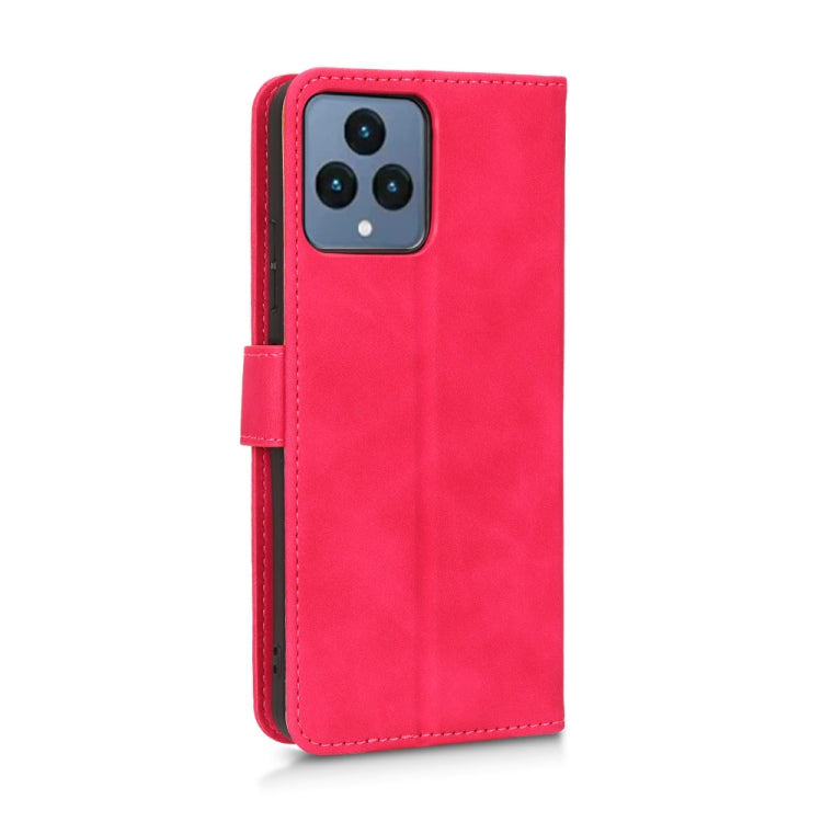 For T-Mobile Revvl 6 5G Skin Feel Magnetic Flip Leather Phone Case(Rose Red) - More Brand by buy2fix | Online Shopping UK | buy2fix