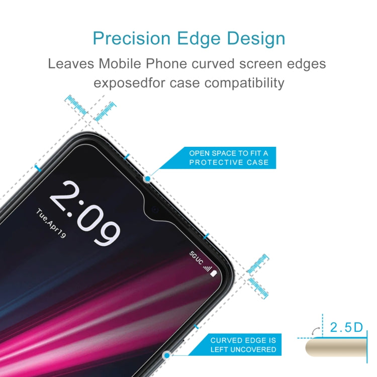 For T-Mobile REVVL 6 Pro 5G 50 PCS 0.26mm 9H 2.5D Tempered Glass Film - Others by buy2fix | Online Shopping UK | buy2fix
