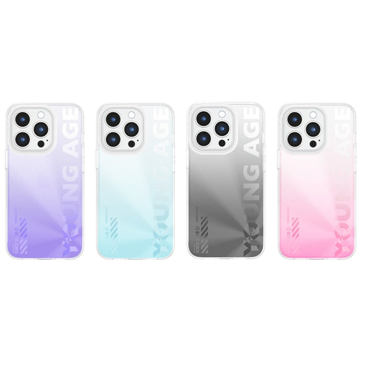 For iPhone 14 Pro WEKOME Gorillas Gradient Colored Phone Case(Pink) - iPhone 14 Pro Cases by WK | Online Shopping UK | buy2fix