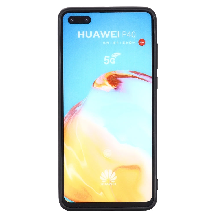 For Huawei P40 GEBEI Full-coverage Shockproof Leather Protective Case(Blue) - Huawei Cases by GEBEI | Online Shopping UK | buy2fix