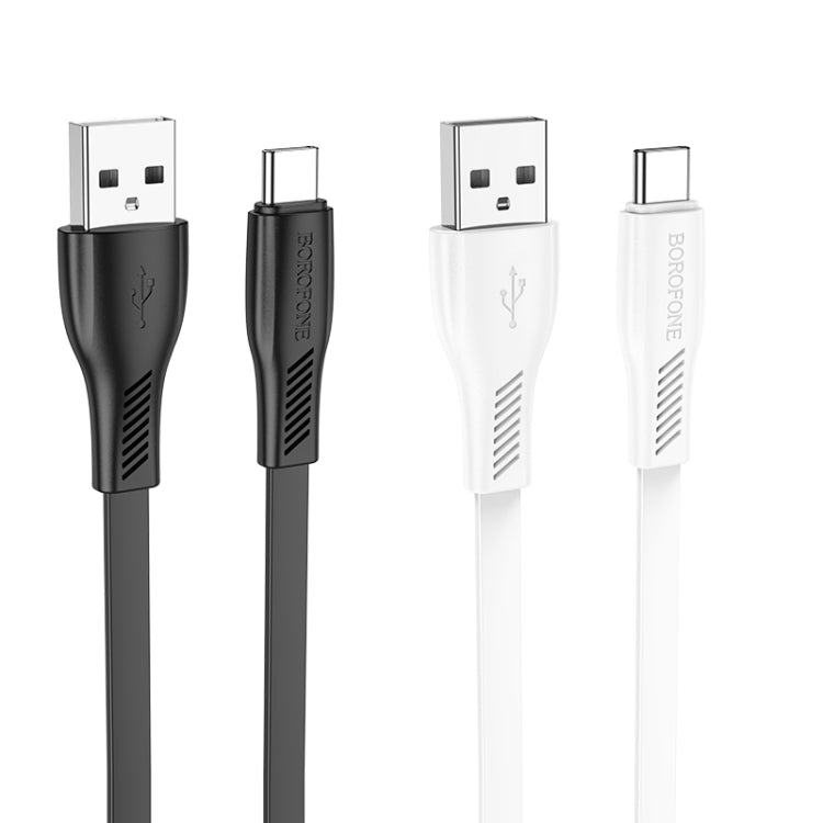 Borofone BX85 1m 3A USB to USB-C / Type-C Auspicious Charging Data Cable(Black) -  by Borofone | Online Shopping UK | buy2fix