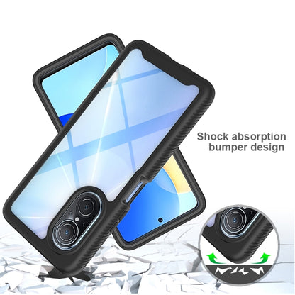 For Huawei Nova 9 SE Starry Sky Solid Color Shockproof TPU Clear PC Phone Case(Black) - Mobile Accessories by buy2fix | Online Shopping UK | buy2fix