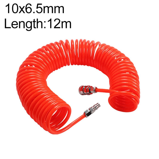 LAIZE Compressor Air Flexible PU Spring Tube with Connector, Specification:10x6.5mm, 12m -  by LAIZE | Online Shopping UK | buy2fix