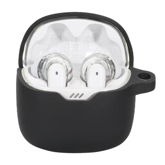 For JBL Tune Flex Earphone Silicone Protective Case(Black) - JBL Earphone Case by buy2fix | Online Shopping UK | buy2fix
