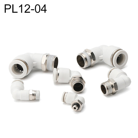 PL12-04 LAIZE PL Elbow Pneumatic Quick Fitting Connector - Interface Series by LAIZE | Online Shopping UK | buy2fix