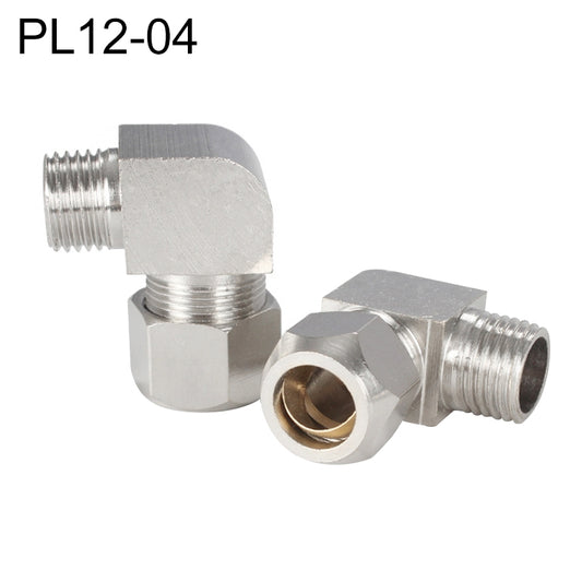 PL12-04 LAIZE Nickel Plated Copper Reducer Elbow Pneumatic Quick Fitting Connector -  by LAIZE | Online Shopping UK | buy2fix