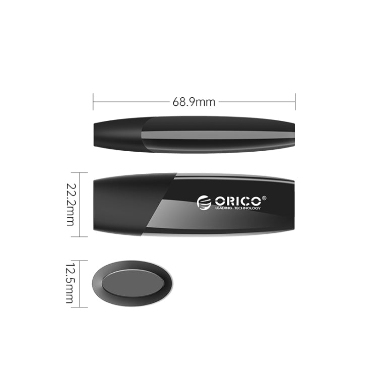 ORCIO USB3.0 U Disk Drive, Read: 260MB/s, Write: 15MB/s, Memory:64GB, Port:USB-A(Black) - USB Flash Drives by ORICO | Online Shopping UK | buy2fix