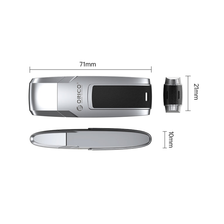 ORICO UFS Flash Drive, Read: 411MB/s, Write: 350MB/s, Memory:64GB, Port:Type-C(Silver) - USB Flash Drives by ORICO | Online Shopping UK | buy2fix