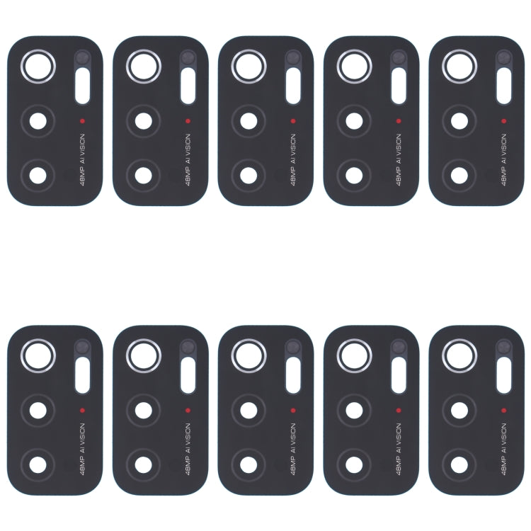 For Xiaomi Redmi Note 11SE 10 PCS Back Camera Lens - Camera by buy2fix | Online Shopping UK | buy2fix