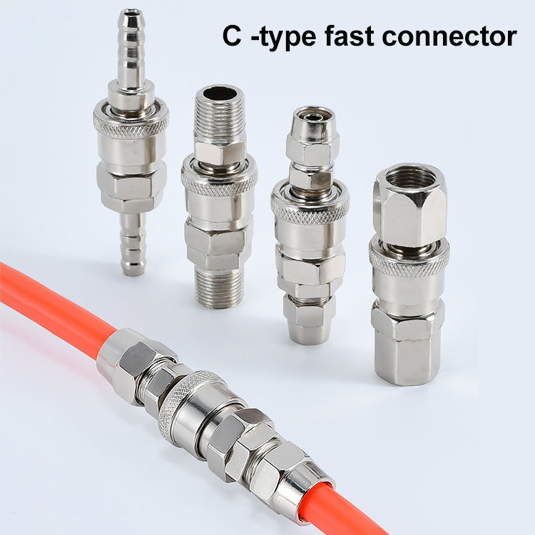 LAIZE SH-20 10pcs C-type Self-lock Air Tube Pneumatic Quick Fitting Connector -  by LAIZE | Online Shopping UK | buy2fix