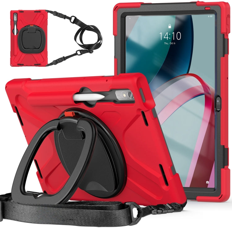 For Lenovo Pad Pro 2022 11.2 inch Silicone + PC Protective Tablet Case(Red) - For Lenovo by buy2fix | Online Shopping UK | buy2fix