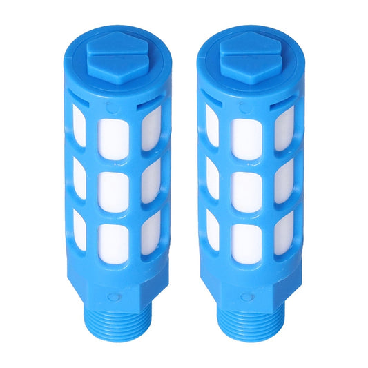 LAIZE Plastic Pneumatic Muffler, Caliber:1 Point(Blue) -  by LAIZE | Online Shopping UK | buy2fix