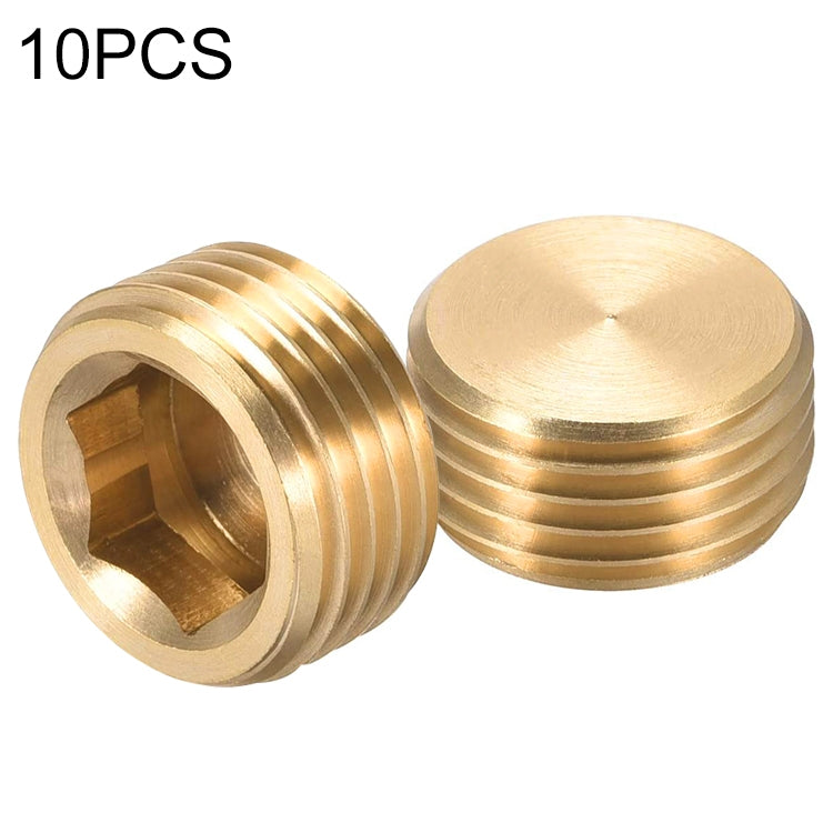 LAIZE 10pcs Copper Plug Connector Accessories, Caliber:2 Point -  by LAIZE | Online Shopping UK | buy2fix