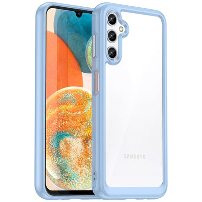 For Samsung Galaxy A14 5G Colorful Series Acrylic + TPU Phone Case(Blue) - Galaxy Phone Cases by buy2fix | Online Shopping UK | buy2fix