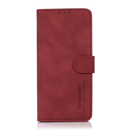 For Xiaomi Redmi Note 12 China KHAZNEH Matte Texture Leather Phone Case(Red) - Note 12 Cases by buy2fix | Online Shopping UK | buy2fix