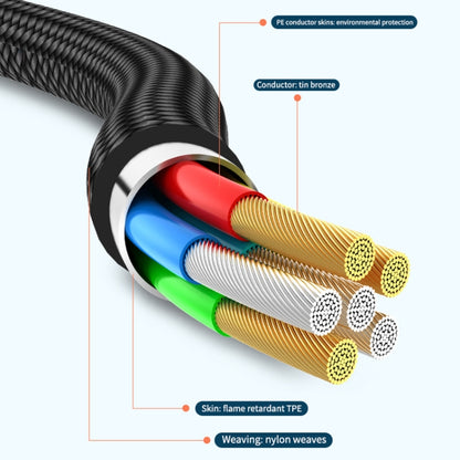 ADC-008 66W USB to USB-C/Type-C + 8 Pin + Micro USB 3 in 1 Fully Compatible Fast Charge Data Cable, Length:1.2m - Multifunction Cable by buy2fix | Online Shopping UK | buy2fix