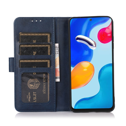 For Samsung Galaxy A54 5G Cow Texture Leather Phone Case(Blue) - Galaxy Phone Cases by buy2fix | Online Shopping UK | buy2fix