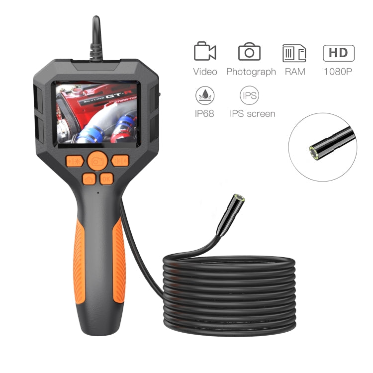 8mm P10 2.8 inch HD Handheld Endoscope with LCD Screen, Length:10m - Consumer Electronics by buy2fix | Online Shopping UK | buy2fix