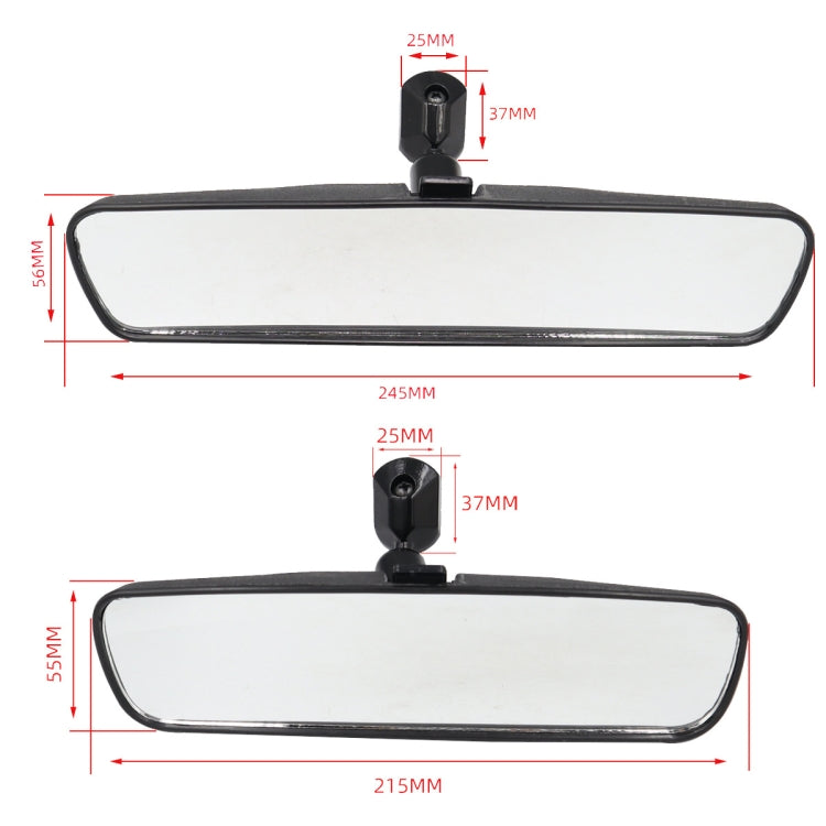 8 inch Car Modified Large Field View Reflective Auxiliary Mirror - In Car by buy2fix | Online Shopping UK | buy2fix