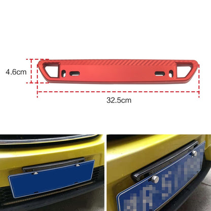 Car Modification Carbon Fiber Pattern License Plate Frame Holder(Blue) - In Car by buy2fix | Online Shopping UK | buy2fix