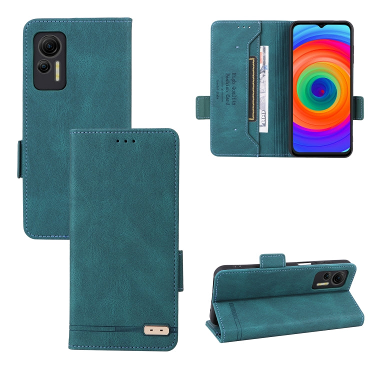 For Ulefone Note 14 Magnetic Clasp Leather Phone Case(Green) - Ulefone Cases by buy2fix | Online Shopping UK | buy2fix