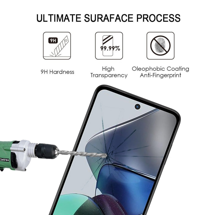 For Motorola Moto G23 25pcs Full Glue Full Screen Tempered Glass Film - Motorola Tempered Glass by buy2fix | Online Shopping UK | buy2fix