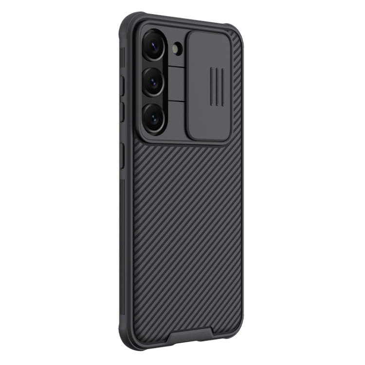 For Samsung Galaxy S23 5G NILLKIN Black Mirror Pro Series Camshield Phone Case(Black) - Galaxy S23 5G Cases by NILLKIN | Online Shopping UK | buy2fix