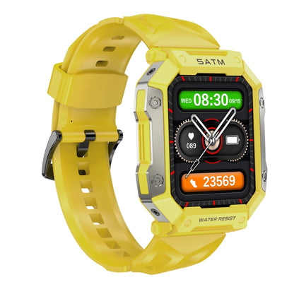 PG333 1.91 inch Waterproof Smart Sports Watch Support Heart Rate Monitoring / Blood Pressure Monitoring(Yellow) - Smart Wear by buy2fix | Online Shopping UK | buy2fix