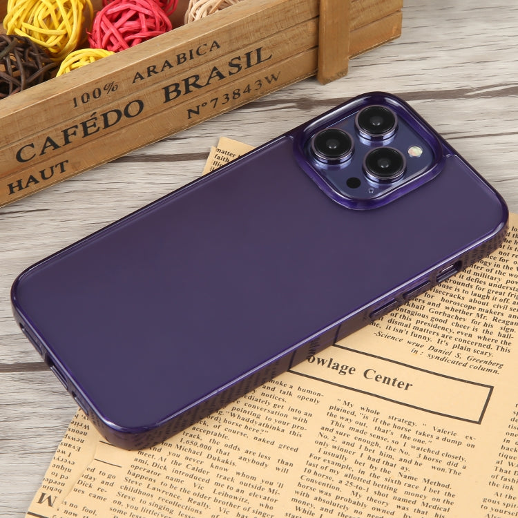 For iPhone 14 Pro Max GEBEI Acrylic Phone Case (Purple) - iPhone 14 Pro Max Cases by GEBEI | Online Shopping UK | buy2fix