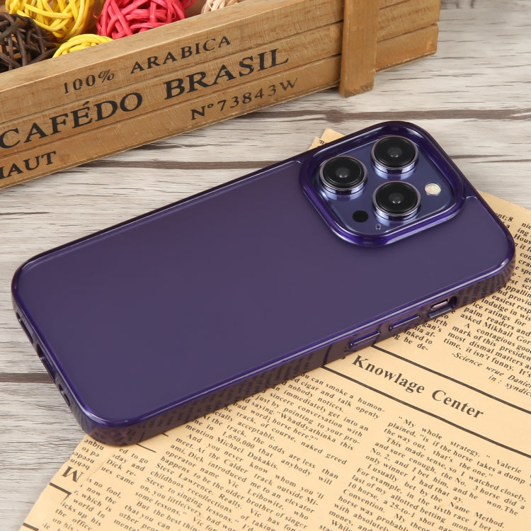 For iPhone 14 Pro GEBEI Acrylic Phone Case (Purple) - iPhone 14 Pro Cases by GEBEI | Online Shopping UK | buy2fix