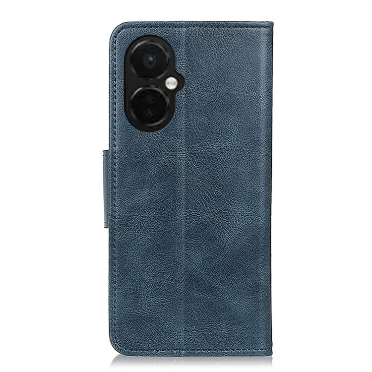 For OnePlus Nord CE 3 Lite Mirren Crazy Horse Texture Leather Phone Case(Blue) - OnePlus Cases by buy2fix | Online Shopping UK | buy2fix