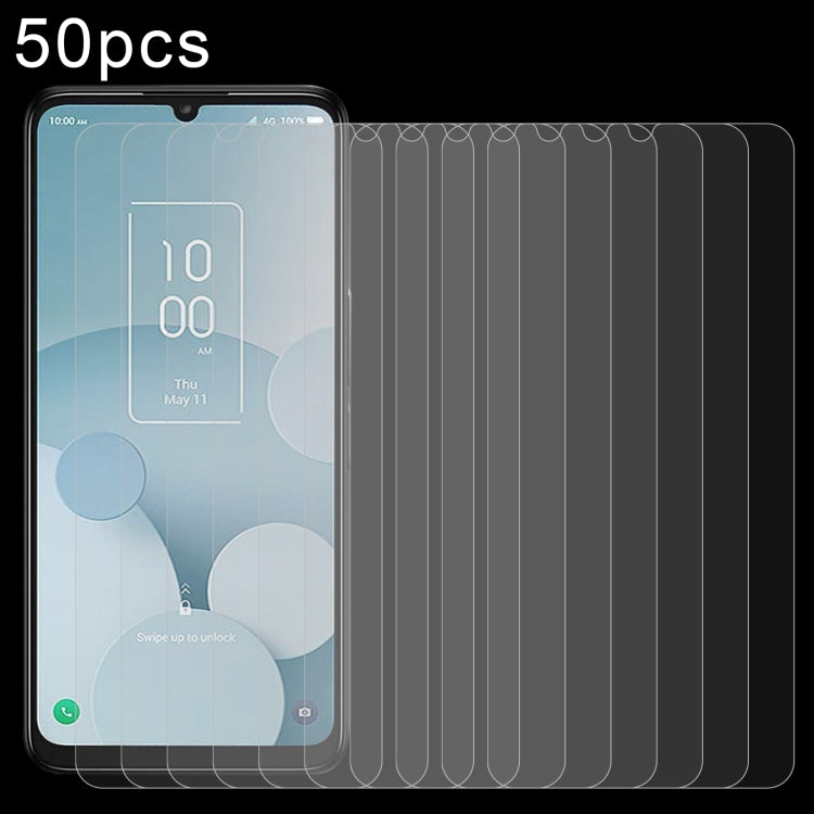 For TCL 40 XL 50 PCS 0.26mm 9H 2.5D Tempered Glass Film - Others by buy2fix | Online Shopping UK | buy2fix