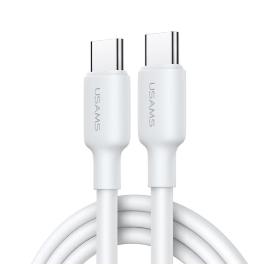 USAMS US-SJ615 U84 PD100W USB-C / Type-C to USB-C / Type-C Charging Data Cable, Cable Length:3m(White) - USB-C & Type-C Cable by USAMS | Online Shopping UK | buy2fix