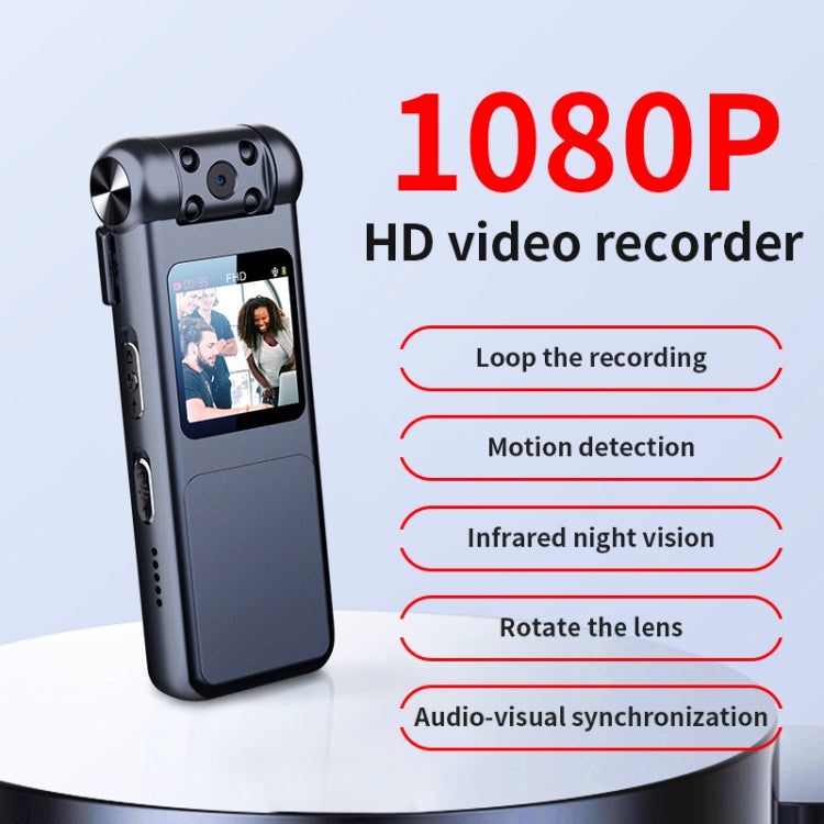 JNN V18 1080P Infrared Light Filling HD Video Recorder, Capacity:64GB(Black) - Digital Video Recorder by JNN | Online Shopping UK | buy2fix