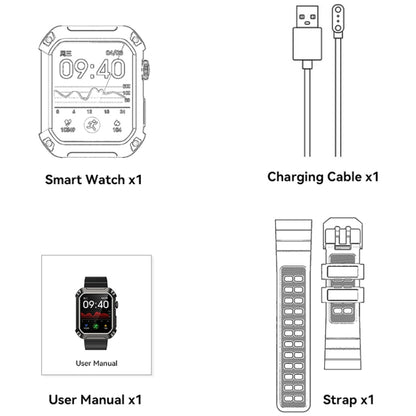 Rogbid Tank S2 1.83 inch IPS Screen Smart Watch, Support Bluetooth Calling / Blood Pressure / Sleep Monitoring(Green) - Smart Wear by Rogbid | Online Shopping UK | buy2fix