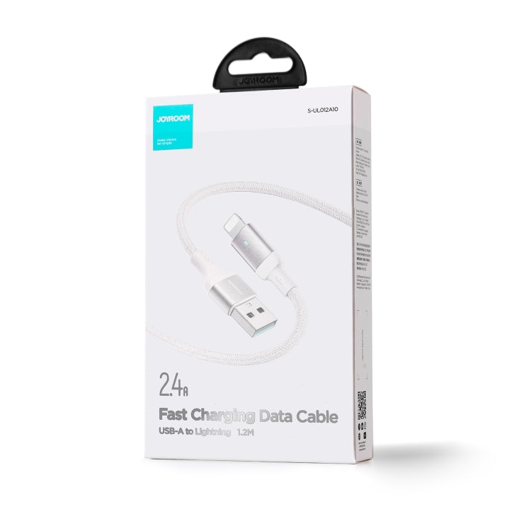 JOYROOM S-UL012A10 Extraordinary Series 2.4A USB-A to 8 Pin Fast Charging Data Cable, Cable Length:1.2m(White) - Normal Style Cable by JOYROOM | Online Shopping UK | buy2fix