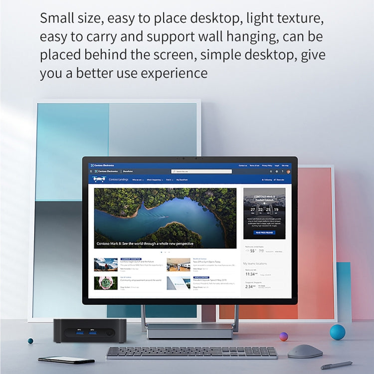 ZX03 Windows 11 Mini PC, Intel Alder Lake N95, Support Dual HDMI Output, Spec:8GB+512GB(US Plug) -  by buy2fix | Online Shopping UK | buy2fix