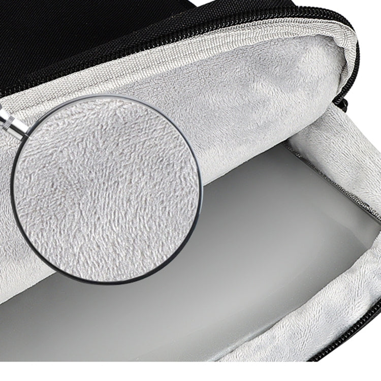 ST11 Polyester Thickened Laptop Bag, Size:14.1-15.4 inch(Silver Gray) - 15 inch by buy2fix | Online Shopping UK | buy2fix