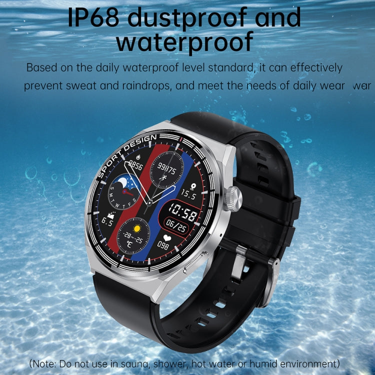 HDT 3 Max 1.6 inch Steel Band IP67 Waterproof Smart Watch Support Bluetooth Call / NFC(Black) - Smart Wear by buy2fix | Online Shopping UK | buy2fix
