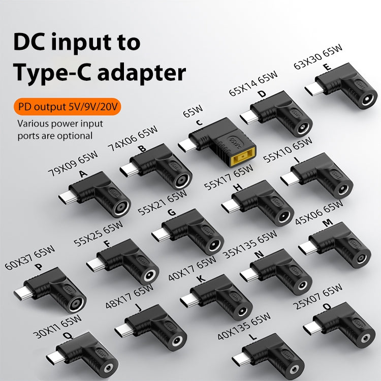 5.5x2.1mm 65W DC Input to USB-C / Type-C PD Power Adapter - Computer & Networking by buy2fix | Online Shopping UK | buy2fix