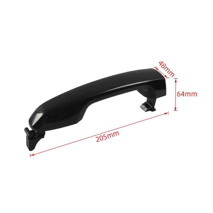 A7568-03 For Toyota Prado Car Rear Outside Handle 69211-60090 - In Car by buy2fix | Online Shopping UK | buy2fix