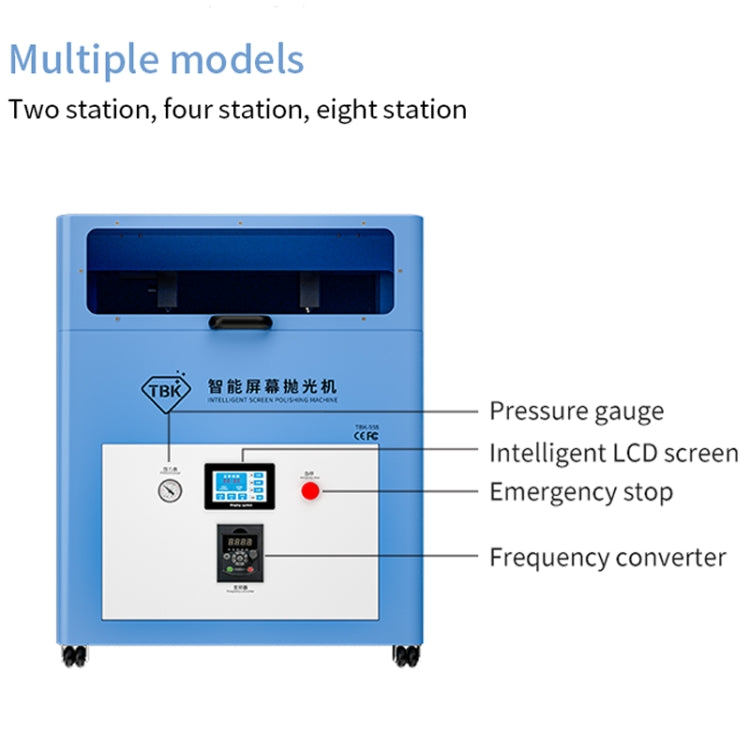 TBK 938 Multi-station Mobile Phone Screen Water Mill Polishing Machine(UK Plug) - Repair & Spare Parts by TBK | Online Shopping UK | buy2fix