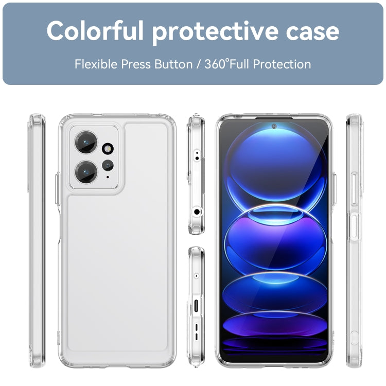 For Xiaomi Redmi Note 12 4G Global Candy Series TPU Phone Case(Transparent) - Note 12 Cases by buy2fix | Online Shopping UK | buy2fix