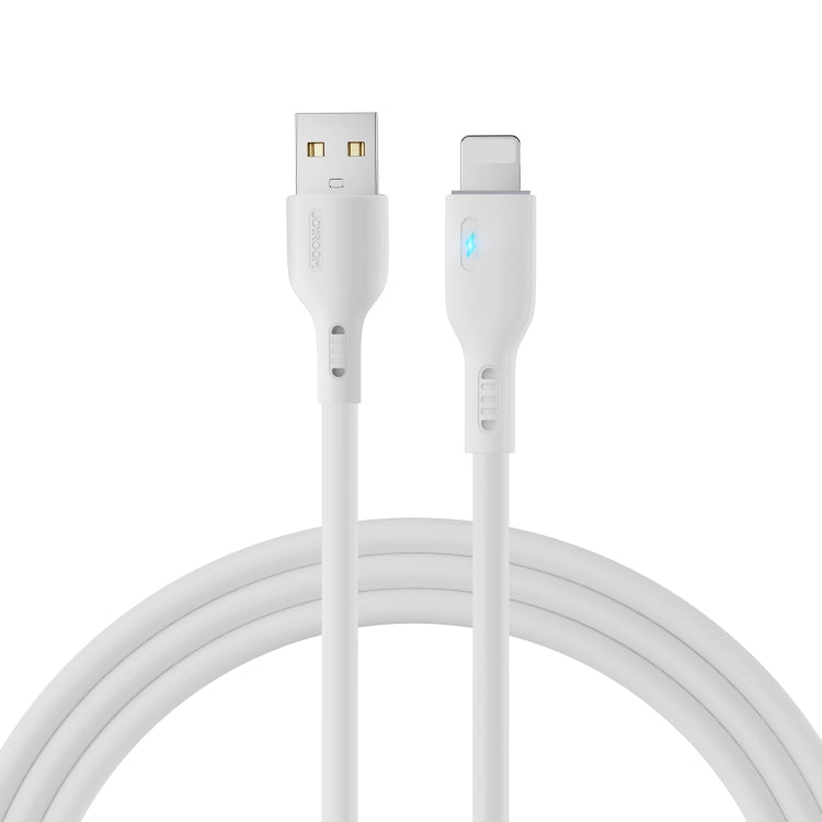 JOYROOM S-UL012A13 2.4A USB to 8 Pin Fast Charging Data Cable, Length:2m(White) - Normal Style Cable by JOYROOM | Online Shopping UK | buy2fix