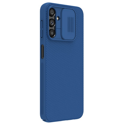 For Samsung Galaxy A14 4G NILLKIN Black Mirror Series Camshield PC Phone Case(Blue) - Galaxy Phone Cases by NILLKIN | Online Shopping UK | buy2fix