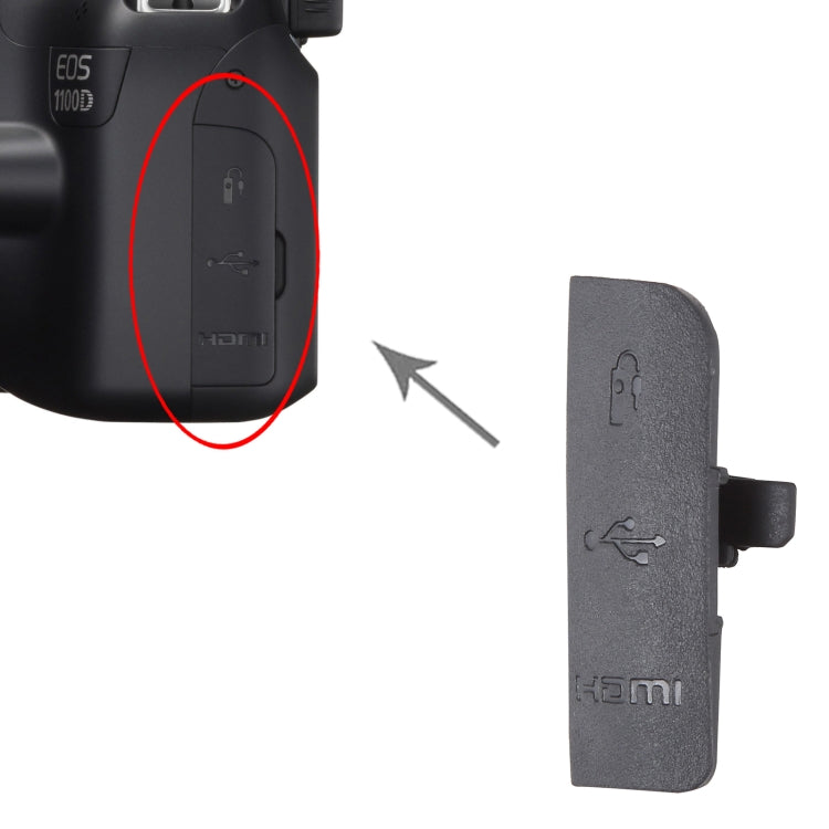 For Canon EOS 1100D OEM USB Cover Cap - Repair & Spare Parts by buy2fix | Online Shopping UK | buy2fix