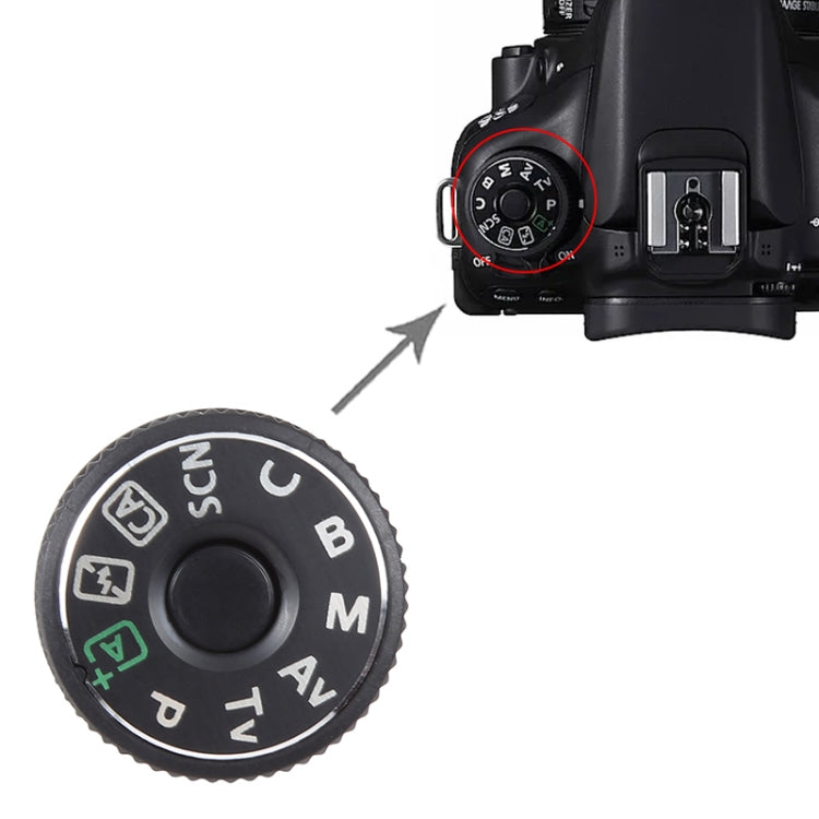 For Canon EOS 70D Original Mode Wheel Turntable - Repair & Spare Parts by buy2fix | Online Shopping UK | buy2fix