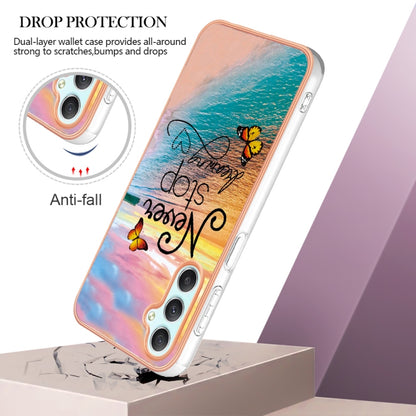 For Samsung Galaxy A24 Electroplating IMD TPU Phone Case(Dream Butterfly) - Galaxy Phone Cases by buy2fix | Online Shopping UK | buy2fix