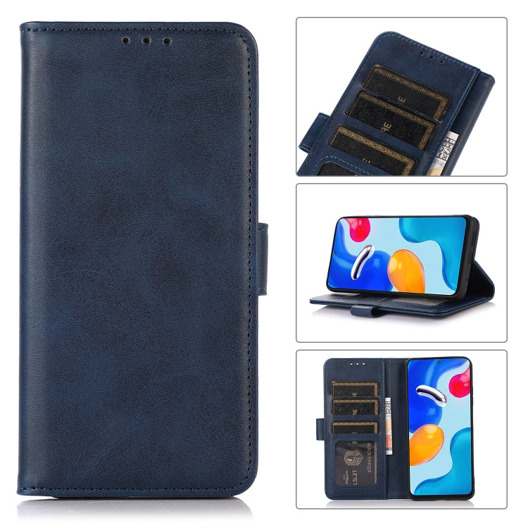 For Nokia XR21 Cow Texture Leather Phone Case(Blue) - Nokia Cases by buy2fix | Online Shopping UK | buy2fix