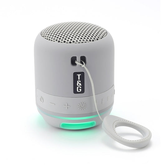 T&G TG294 TWS LED Mini Portable Wireless Stereo Sound Outdoor Speaker(Grey) - Mini Speaker by T&G | Online Shopping UK | buy2fix